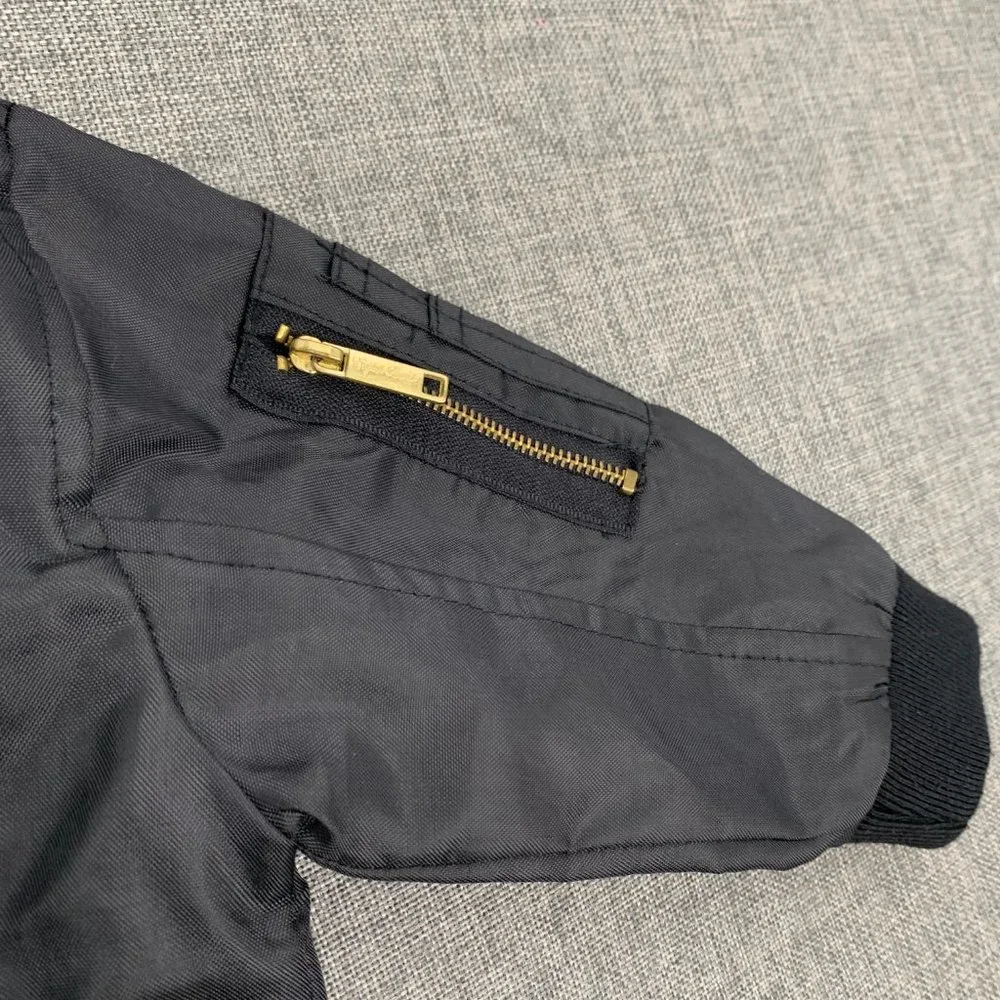 English Laundry Size 2T Kids Zip Up‎ jacket Windbreaker Gray Black Long Sleeve